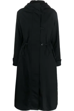 Emporio Armani Abrigo con botones y capucha