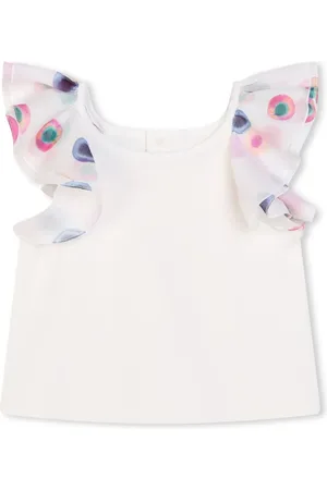 Chloé Blusa con ribete de volantes