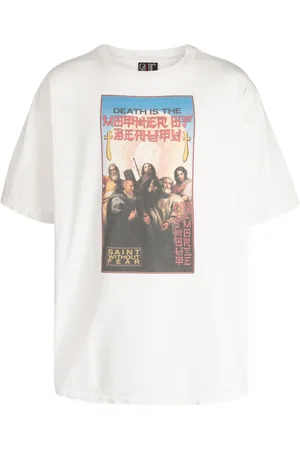 SAINT MXXXXXX Playera con estampado gráfico
