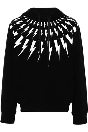 Neil Barrett Hoodie con motivo Thunderbolt