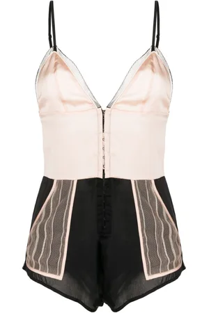 Kiki de Montparnasse Romper con detalle de encaje