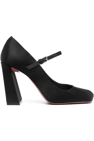 Amina Muaddi Zapatillas Charlotte con tacón de 95mm