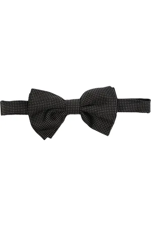 TAGLIATORE Corbata de seda con estampado de lunares