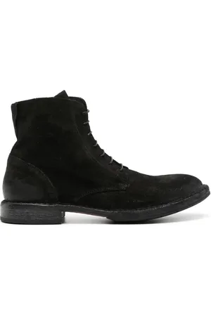Moma Botas de gamuza con agujetas