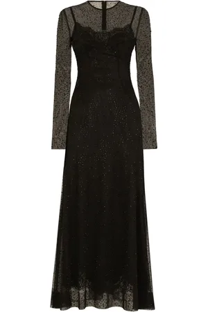 Dolce & Gabbana Vestido largo acampanado