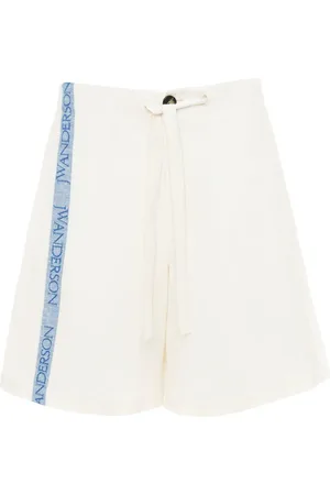 J.W.Anderson Pantalones anchos con franjas del logo