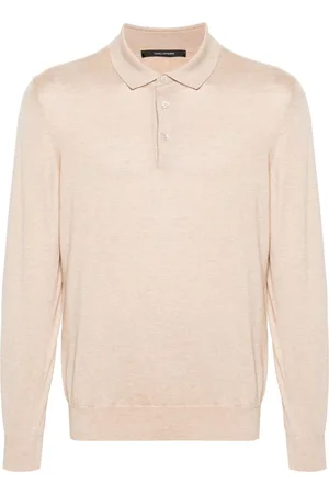 TAGLIATORE Playera tipo polo de tejido fino