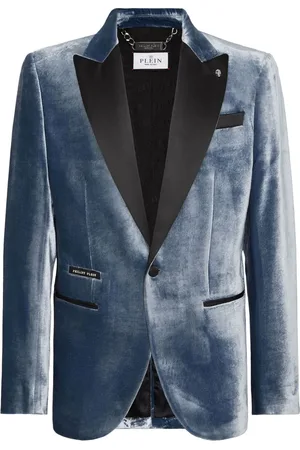 Philipp Plein Blazer con solapas en contraste