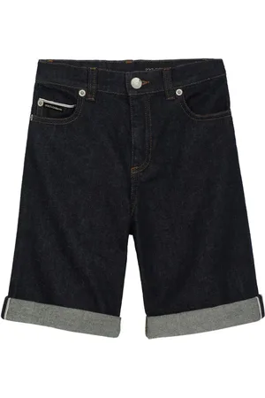Dolce & Gabbana Shorts de mezclilla con parche del logo