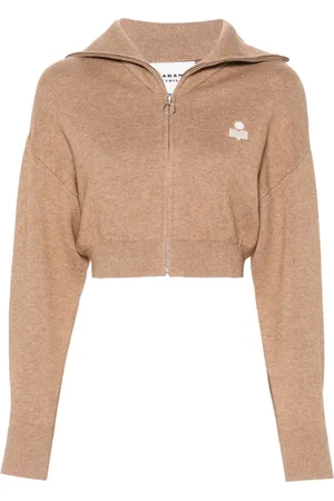Marant Etoile Cárdigan Oxane con logo bordado