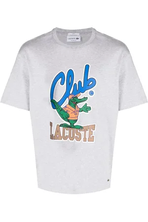 Lacoste Playera con logo estampado
