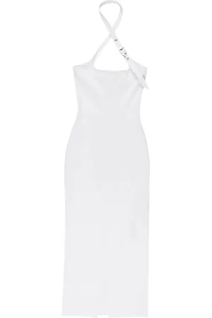 The Attico Vestido con hebilla decorativa