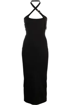The Attico Vestido con hebilla decorativa