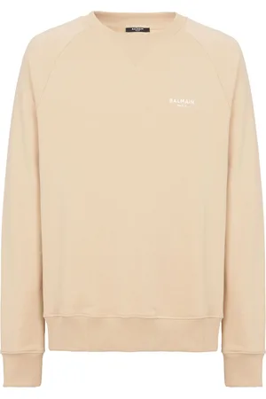 Balmain Sudadera con logo afelpado