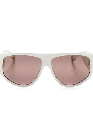 Missoni Lentes de sol con armazón en D y logo estampado