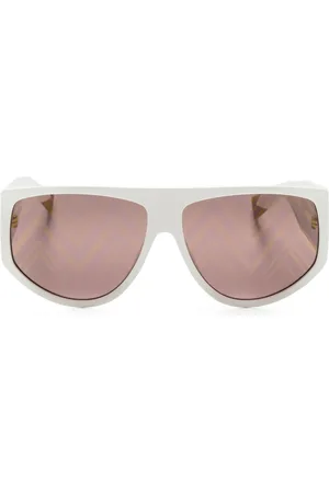 Missoni Lentes de sol con armazón en D y logo estampado