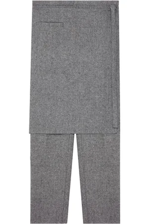 Courrèges Pantalones de vestir con aberturas