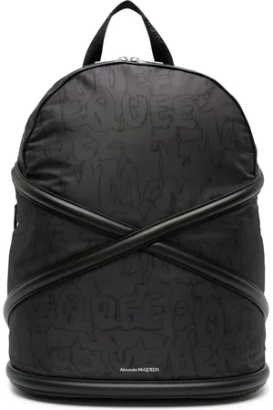 Alexander McQueen Mochila con tiras cruzadas
