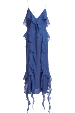 Khaite Vestido midi de seda The Pim