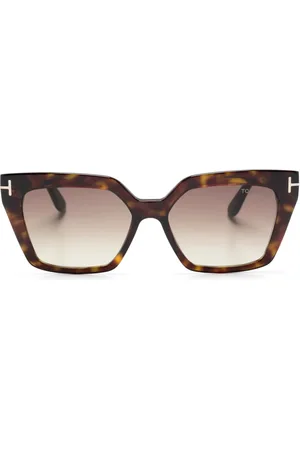 Tom Ford Lentes de sol Winona con armazón rectangular