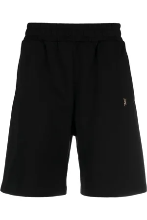 Palm Angels Shorts deportivos con placa de monograma