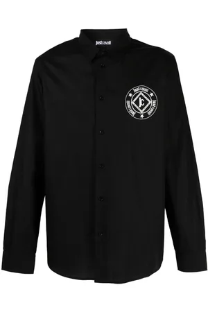 Roberto Cavalli Camisa con logo estampado
