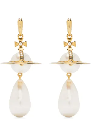 Vivienne Westwood Aretes con dije Orb grande