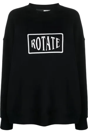 ROTATE Sudadera con hombros caídos y logo bordado