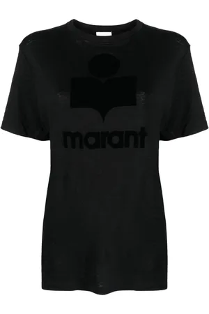 Marant Etoile Playera Zewel con logo afelpado