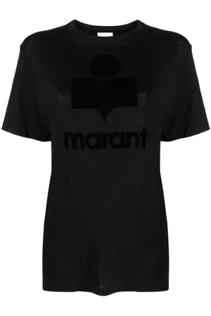 Marant Etoile Playera Zewel con logo afelpado