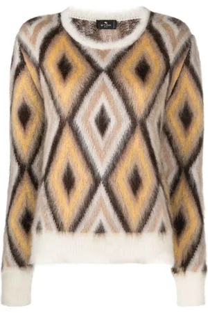 Etro Suéter con motivo de rombos en jacquard