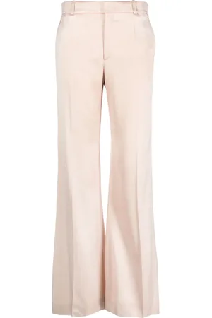 Chloé Pantalones acampanados con tiro alto