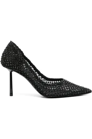 LE SILLA Zapatillas Gilda con detalles de cristal y tacón de 80mm