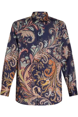 Etro Camisa con estampado de cachemira