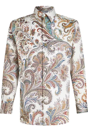 Etro Camisa con estampado de cachemira