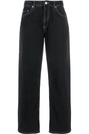 Moschino Jeans rectos con costuras en contraste