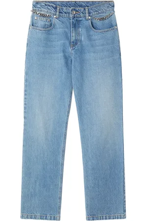 Stella McCartney Jeans rectos con detalle de cadena Falabella