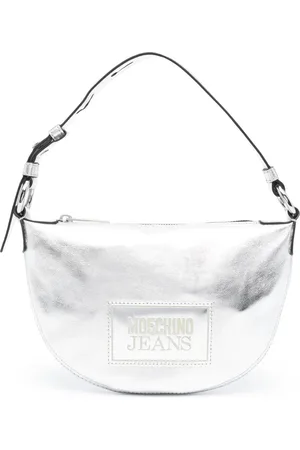 Moschino Bolsa de hombro con aplique del logo