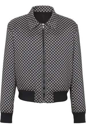 Balmain Chamarra bomber con monograma