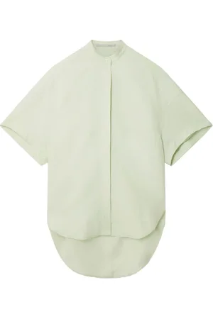 Stella McCartney Camisa sin cuello y con hombros caídos