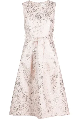 P.A.R.O.S.H. Vestido con efecto brocado