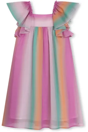 Chloé Vestido con motivo de rayas
