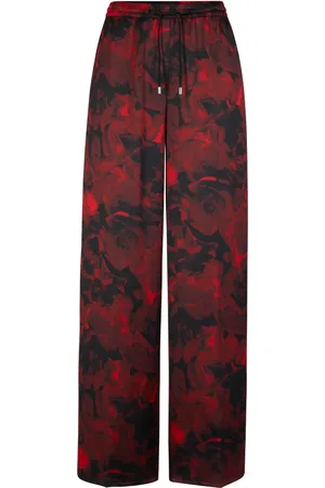 HUGO BOSS Pantalones rectos con estampado abstracto