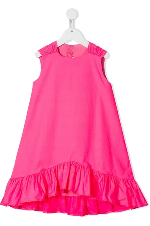 Msgm Vestido sin mangas con ribete de volantes