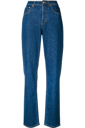 Serafini High waist straight jeans