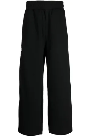 Izzue Pantalones anchos con aplique del logo