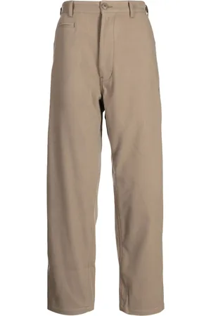 Izzue Pantalones rectos con dije del logo