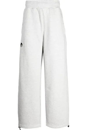 Izzue Pantalones anchos con aplique del logo