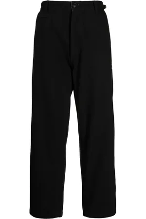 Izzue Pantalones anchos con aplique del logo