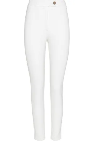 Salvatore Ferragamo Pantalones slim con tiro alto